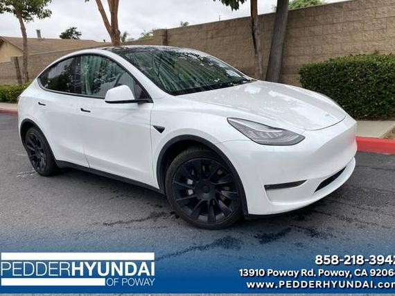 TESLA MODEL Y 2020 5YJYGDEEXLF045723 image
